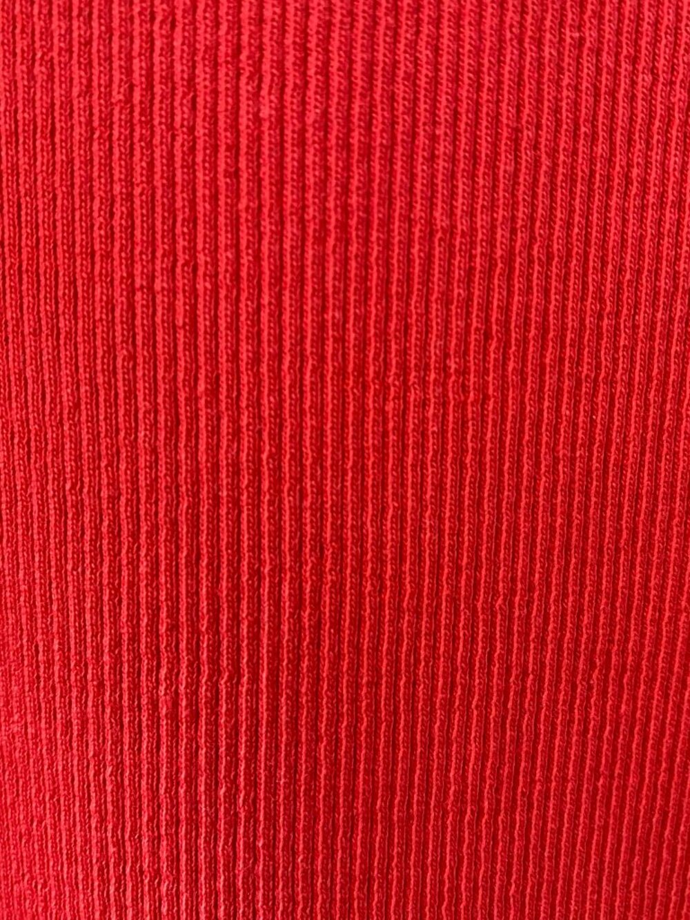 Express Red Ribbed Dress w Shoulder Detailing Size L - Picture 6 of 9